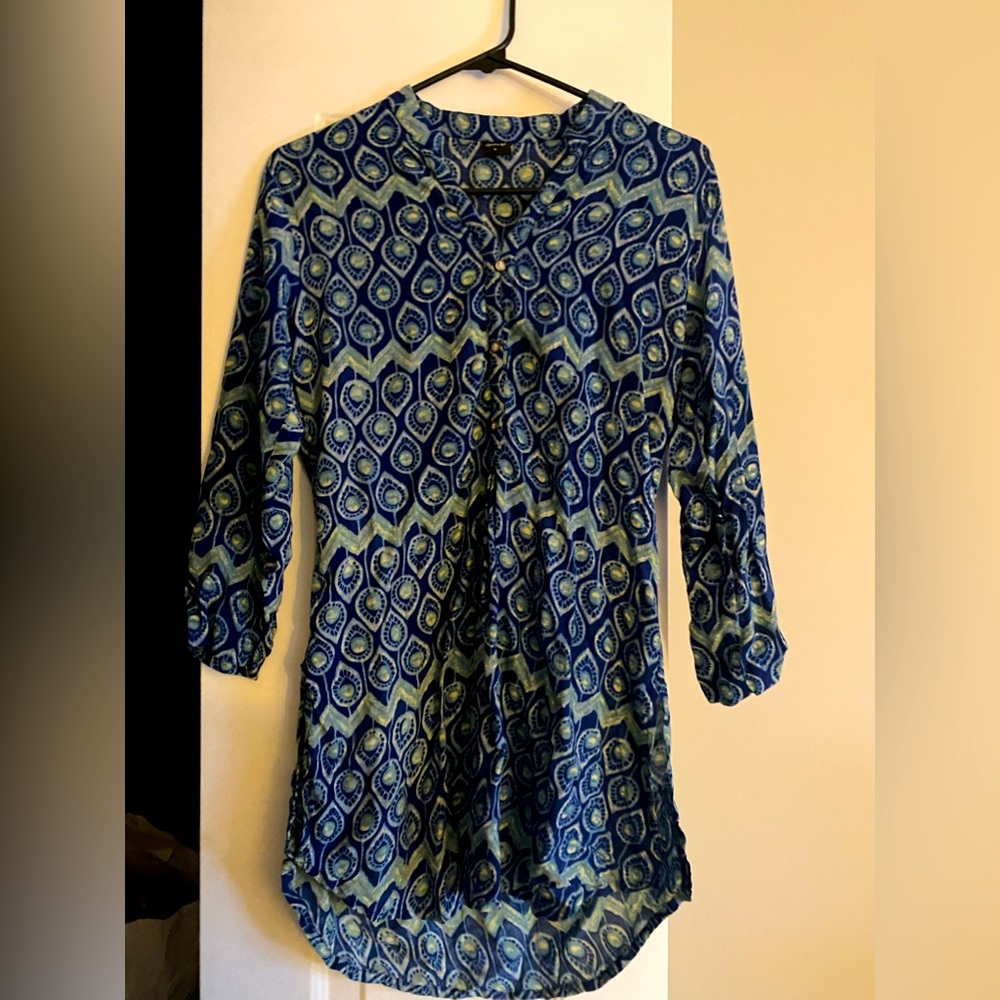 Vibrant blue kurti